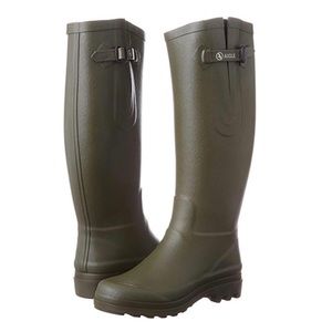 Aigle AiglentineA Army Green Boots Size 35.